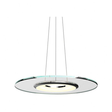 Float LED Light Large Pendant 24 Inch wide by Sonneman - 2622