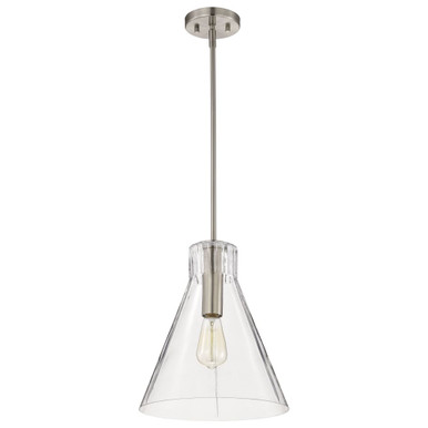 Gianna 1 Light Medium Pendant 14 Inch Tall and 12 Inch Wide by Nuvo - 60/8338
