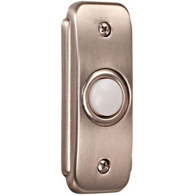 Recessed Door Bell Push Button 2.88 Inch BR2 PW by Craftmade - BR2-PW