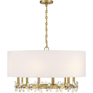 Dahlia 6 Light Large Pendant by Savoy House - 7-4368-6-322
