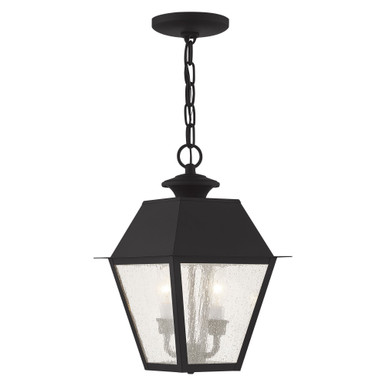 Mansfield 2 Light Small Outdoor Pendant by Livex - 2167