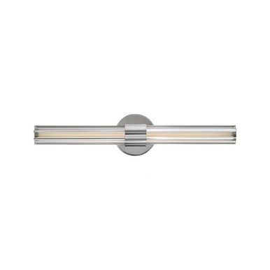 Georgette 19W LED Bath Vanity 5.25 Inch Tall and 24 Inch Wide by Hinkley - 51312PN