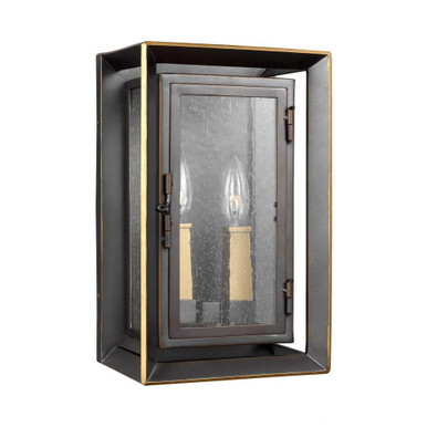 Sean Lavin 2 Light Wall Lantern 13 Inch Tall by Visual Comfort Studio - OL13801ANBZ/PBB