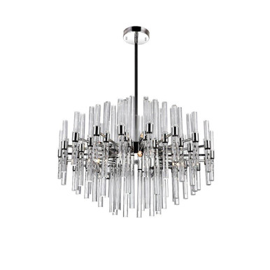 Miroir 10 Light Medium Chandelier by CWI - 1137P26-10-613