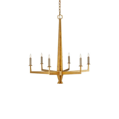 Goldfinch 6 Light Large Chandelier by Currey Company - 9000-1213