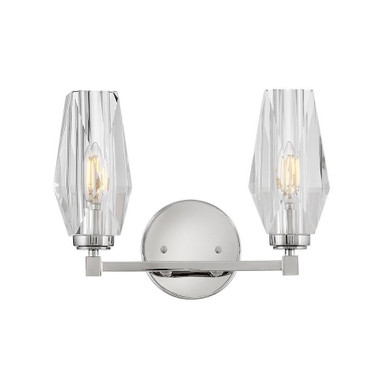 Ana 10W 2 LED Bath Vanity 10.25 Inch Tall and 13.75 Inch Wide by Hinkley - 52482PN