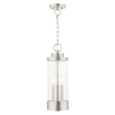 Hillcrest 3 Light Small Outdoor Pendant by Livex - 20727