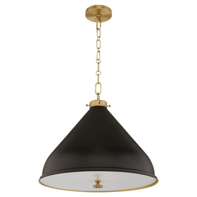 Bonnel 1 Light Pendant 17 Inch Tall and 20 Inch Wide by Quorum - 6863-20-5980