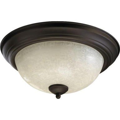 2 Light 13.5 Inch Wide Flush Mount by Quorum 3067-13-86 - 3067-13-86