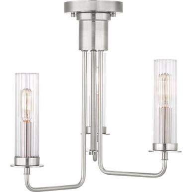 Rainey 3 Light 18 Inch Wide Semi Flush Mount by Progress - P350122