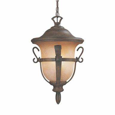 Tudor 3 Light Medium Outdoor Pendant by Kalco - 9396WT
