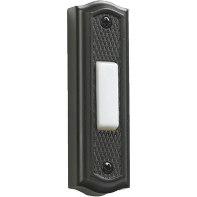 Zinc Door Chime Button 3.5 Inch Tall and 1 Inch Wide by Quorum 7-301-95 - 7-301-95