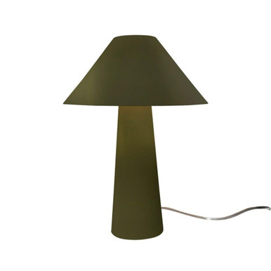 Portable 2 Light Tall Table Lamp 21.5 x 15 Inches by JD CER-2555-MGRN - CER-2555-MGRN