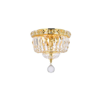 Tranquil 2 Light 8 Inch Wide Flush Mount by Elegant - V2528F8