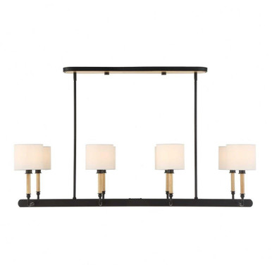 Franconia 8 Light Pendant 12.5 Inch Tall and 48 Inch Wide by Uttermost - 21629