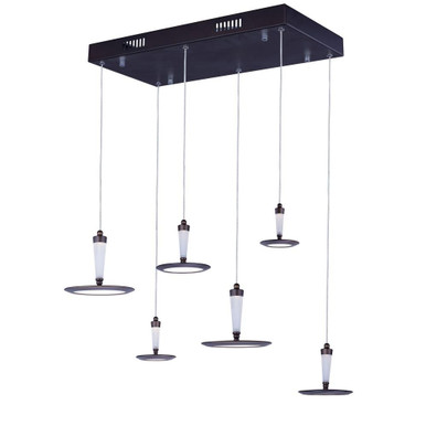 Hilite 69.6W 6 LED Medium Pendant by ET2 - E21166-01BZ