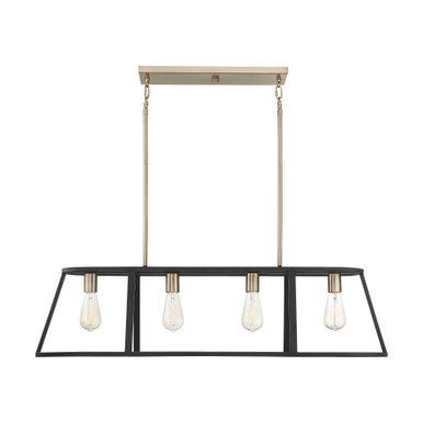 Chassis 4 Light Linear Island by Nuvo - 60/6644
