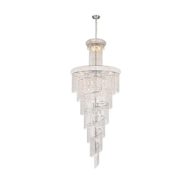 Spiral 32 Light Oversized Chandelier by Elegant - V1800R36