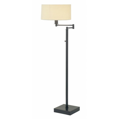 Franklin 1 Light Swing Arm Floor Lamp 60 x 15.5 Inches by House of Troy - FR701-OB