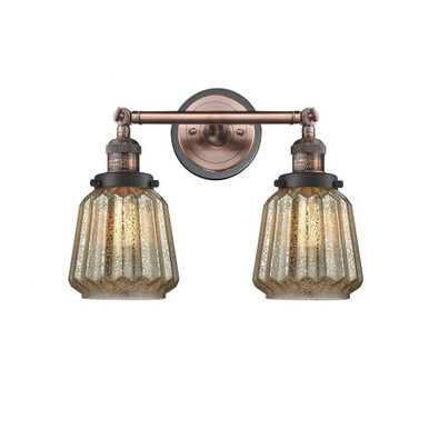 Chatham 2 Light Vanity Light 16 Inch Wide by Innovations - 208BP-G14