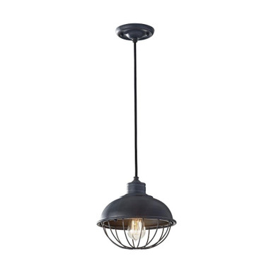 Urban Renewal 1 Light Small Pendant 9.25 Inch Tall by Generation - P1242AF