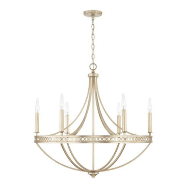 Isabella 6 Light Large Chandelier by Capital - 443161WG