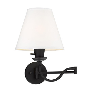 Ridgedale 1 Light Swing Arm Wall Sconce by Livex - 6471-04