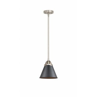 Appalachian 1 Light Small Pendant 8.88 Inch Tall by Innovations - 288-1S-SN-M13-BK