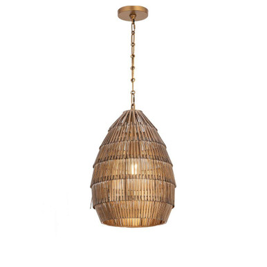 Gilda 1 Light Pendant 18 Inch Tall and 14 Inch Wide by Maxim - 29181AB