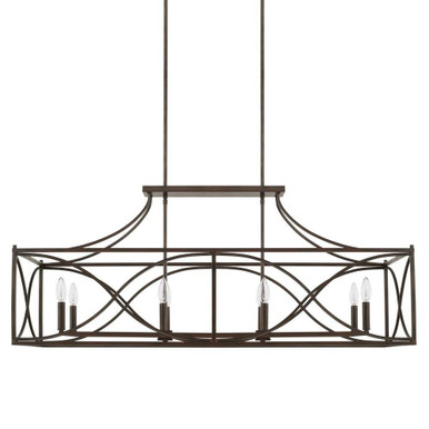 Tybee 8 Light Oversized Island Pendant by Capital - 829181NG