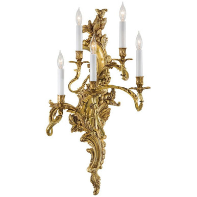 5 Light Left Wall Sconce by Minka Metropolitan - N2195-L