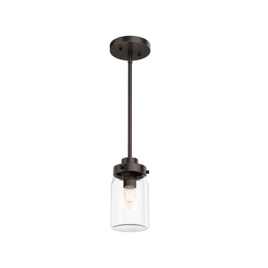 Devon Park 1 Light Mini Pendant by Hunter Fans - 19008