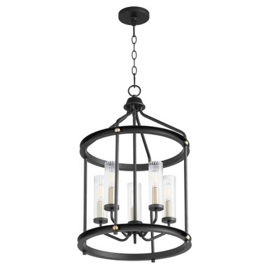 Empire 5 Light Small Foyer Chandelier by Quorum - 829-5-6980