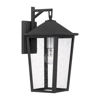 Stoneleigh 1 Light Outdoor Wall Lantern 16.5 Inch Tall by Quoizel - STNL8408MB