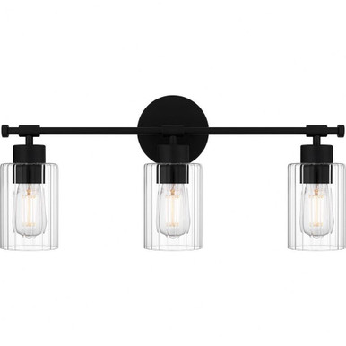 Caputo 3 Light Vanity Light by Quoizel - CAP8623MBK