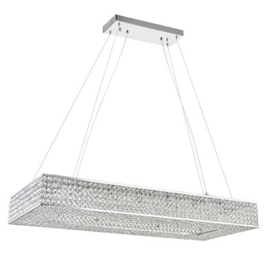 Dannie 16 Light Small Linear Chandelier by CWI - QS8391P39C-RC