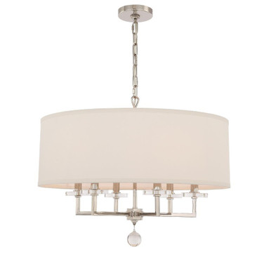 Paxton 6 Light Medium Chandelier by Crystorama - 8116