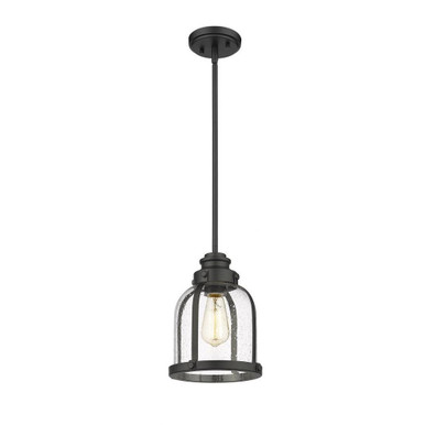 Burren 1 Light Small Pendant by Z-Lite 337MP-MB - 337MP-MB