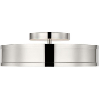Dupont 20W LED Round Semi Flush Mount 12 Inch Wide by Visual Comfort Studio - PCF1051