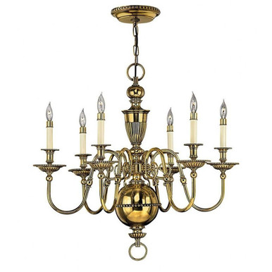 Cambridge 6 Light Large Chandelier by Hinkley - 4416BB