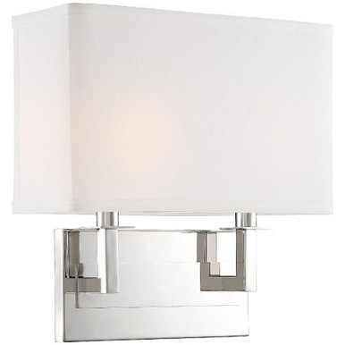 Durham 2 Light Wall Fixture by Crystorama - dur-a3542-pn