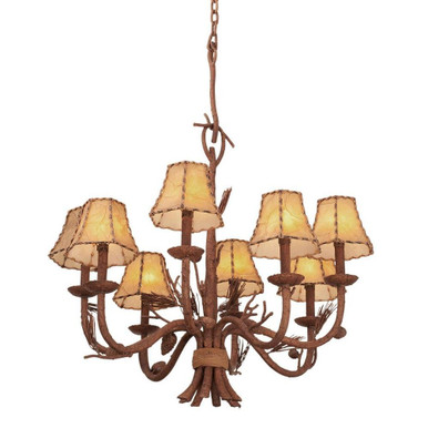 Ponderosa 8 Light Chandelier by Kalco - 5031PD/8045