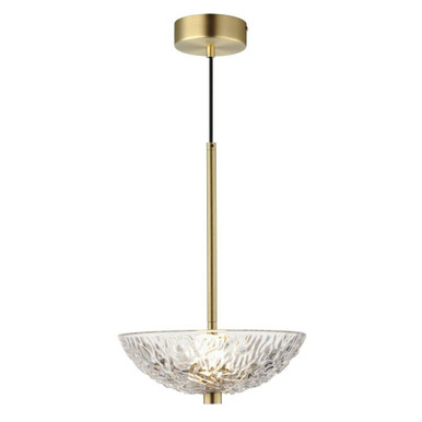 Metropolis 6W 1 LED Small Pendant by Maxim - 24981TCSBR