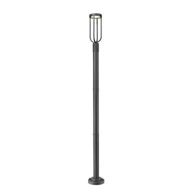 Leland 12W 1 LED Outdoor Post Mount 91.75 x 9 Inches by Z-Lite - 5005PHM-567P-BK-LED