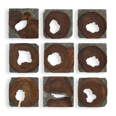 Jungle 1.6 Inch Wall Art (Set of 9) by Uttermost - 04349