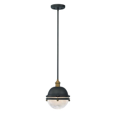 Portside 1 Light Outdoor Small Pendant by Maxim - 10184OIAB