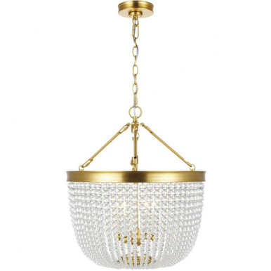 Summerhill 4 Light Medium Chandelier by Visual Comfort Studio - cp1354bbs