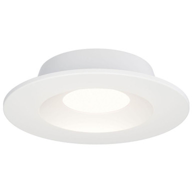 Crisp 12W 1 LED Round Recessed Downlight 1.5 x 4.5 Inch by Maxim - 87664