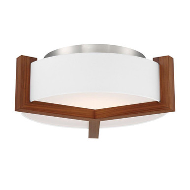 Segment 35W 1 LED 20.67 Inch Wide Flush Mount by Modern Forms - FM-83922-DW