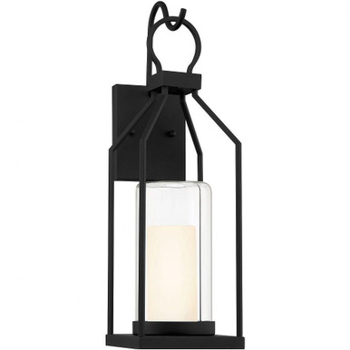 Hamilton 1 Light Outdoor Wall Lantern 21 Inch Tall by Savoy House - 5-1985-bk